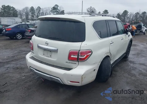 2018 Nissan Armada Platinum from USA, damaged, VIN JN8AY2NC9JX500750